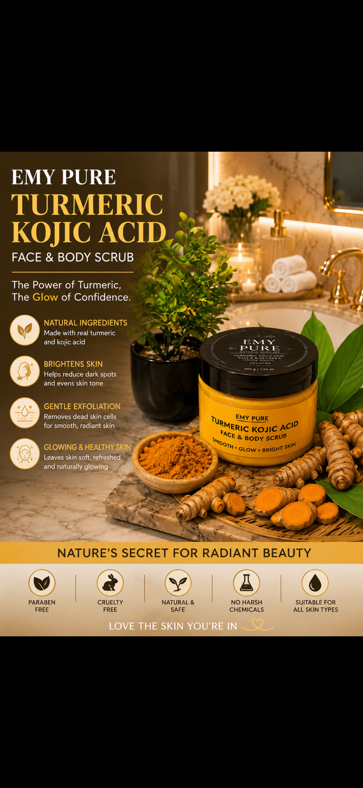 Turmeric summer special!! With free lipbalm