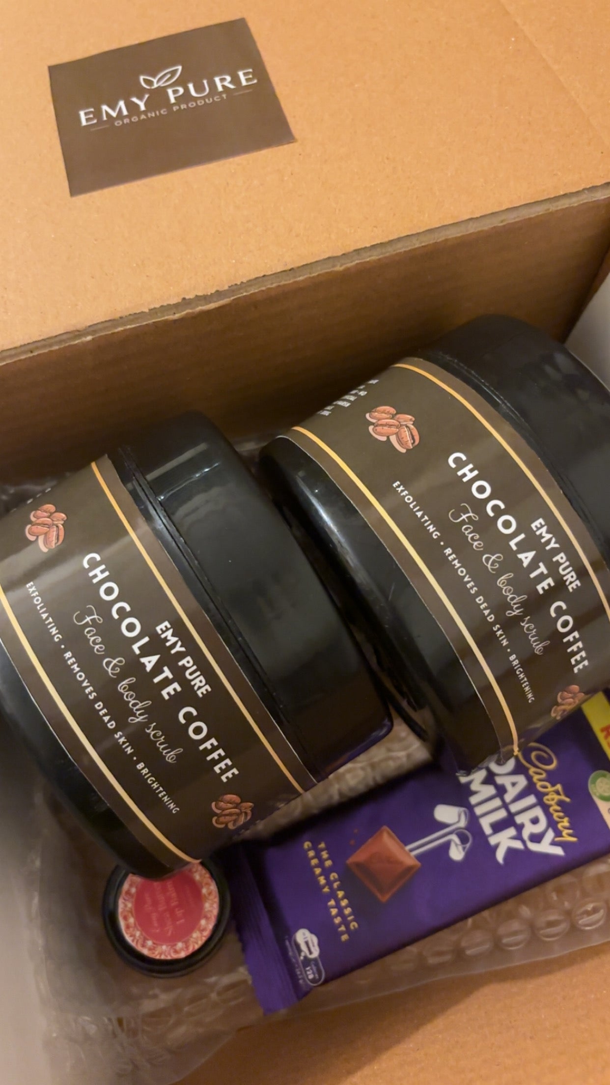 Chocolate coffee scrub (400) grams