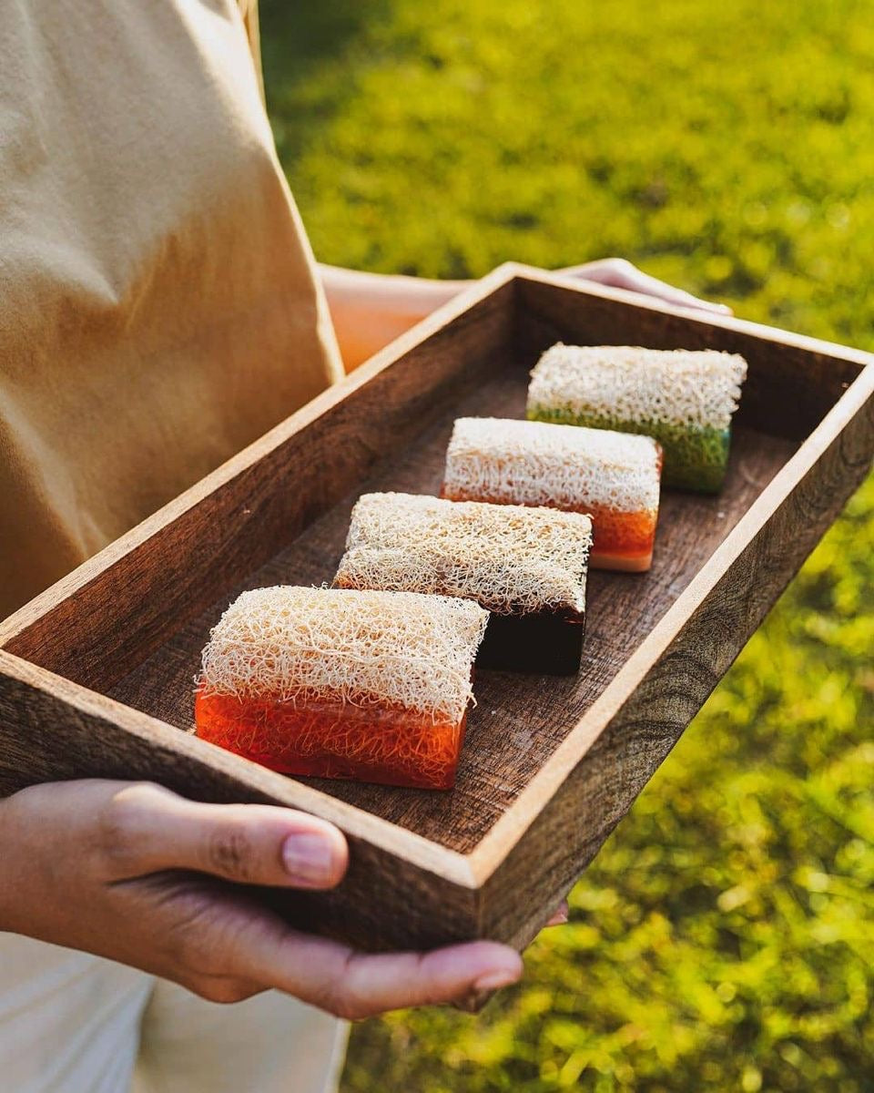 Kojic soaps (loofa)
