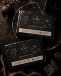 Two charcoal soaps