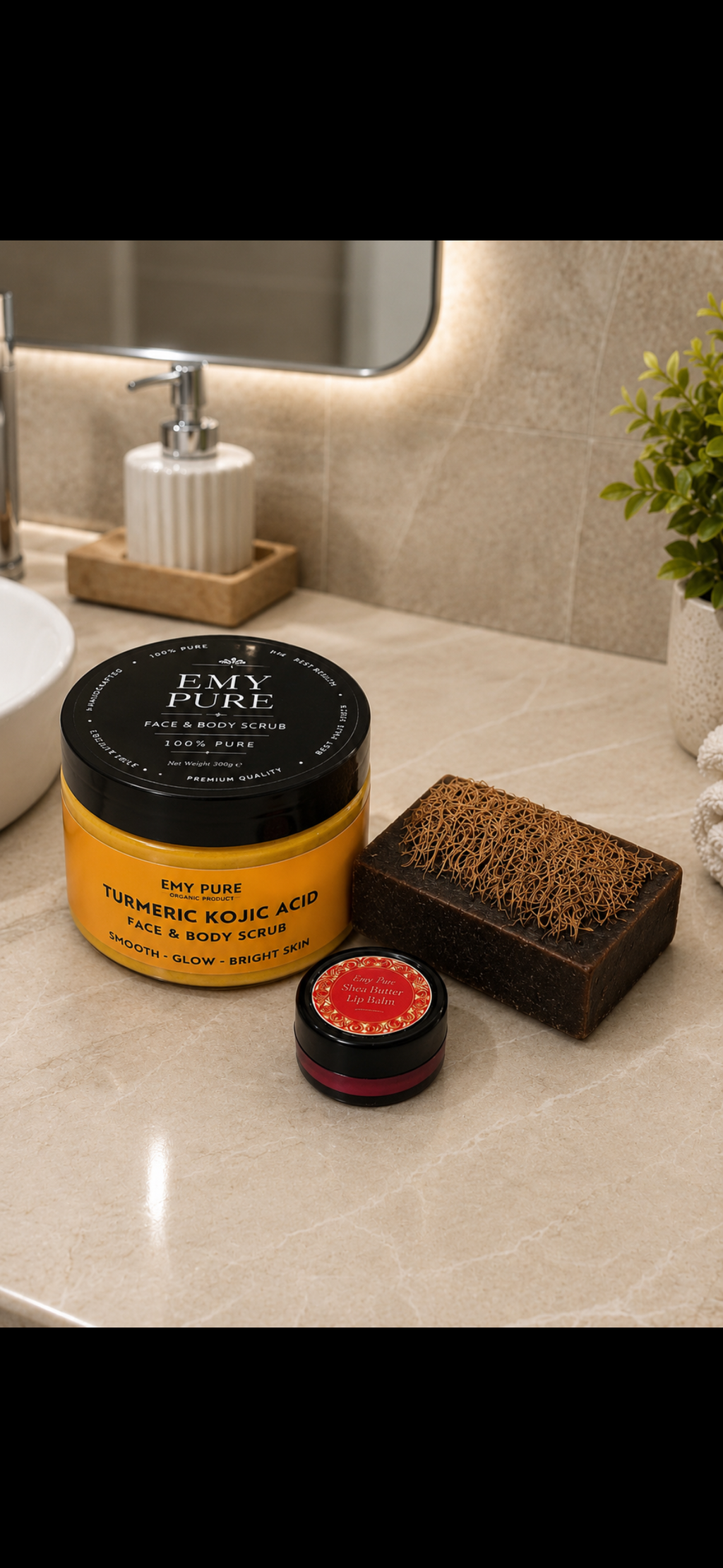 Coffee loofa soap