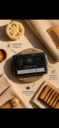 Charcoal soap( Activated Charcoal + Tea Tree Oil + Salicylic Acid)