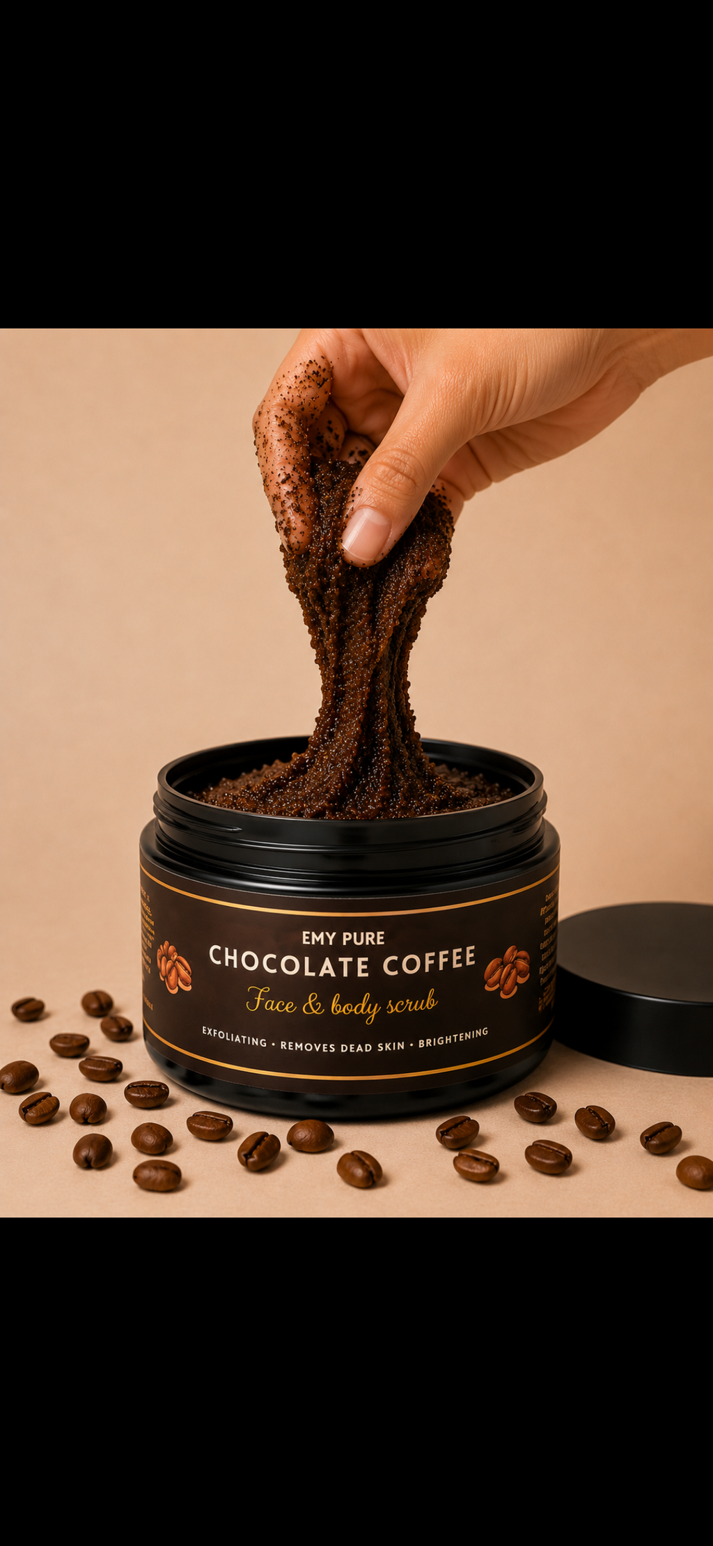 Chocolate coffee scrub (400) grams