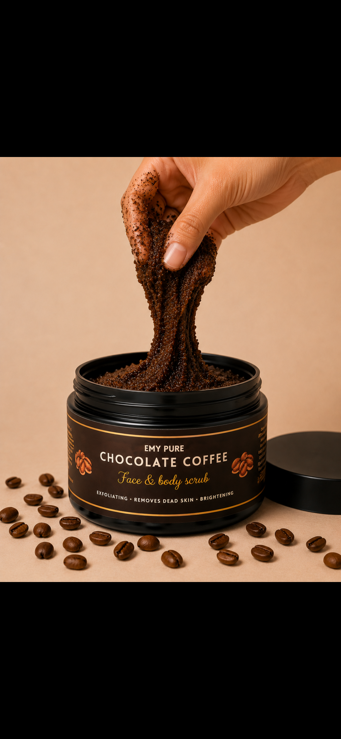 Chocolate coffee scrub (400) grams