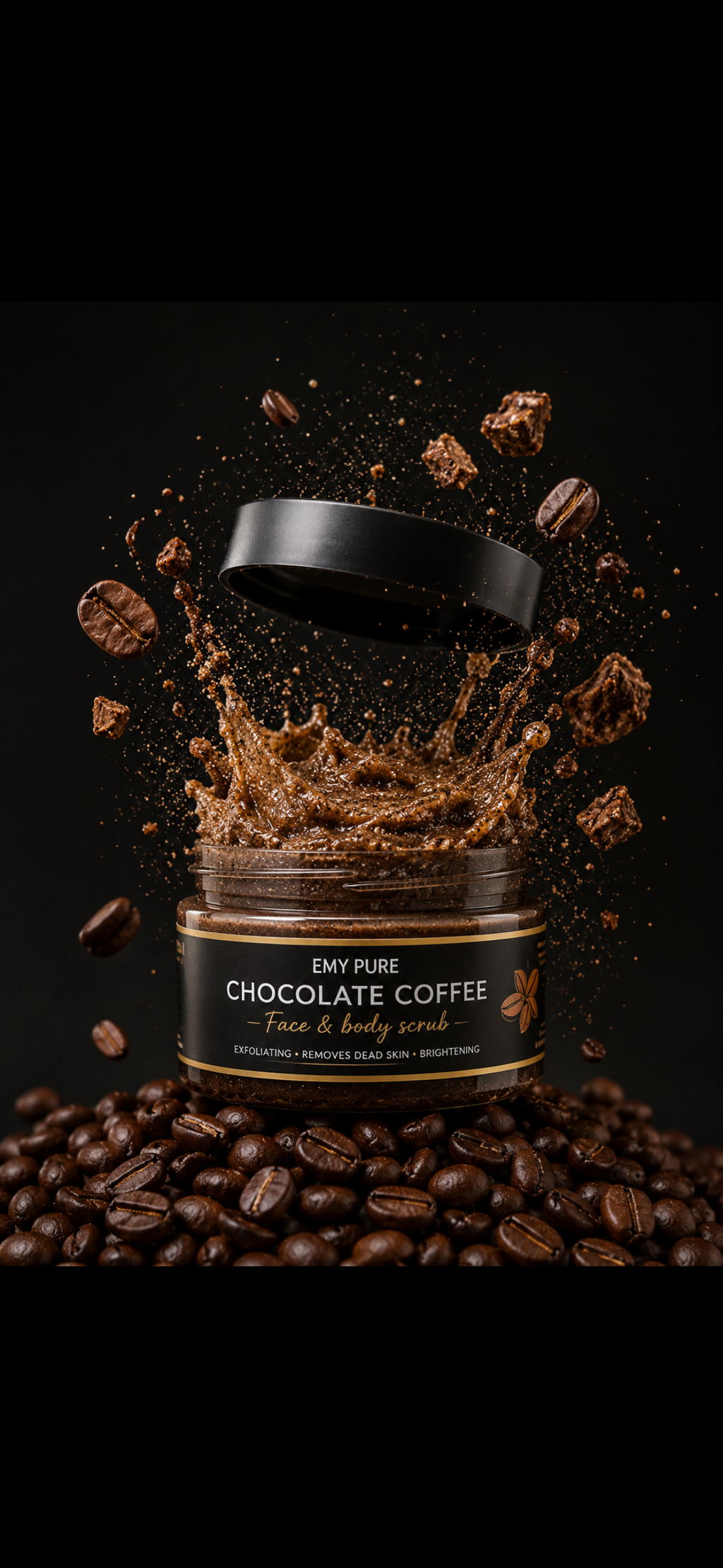 Chocolate Coffee face & body scrub (350) grams