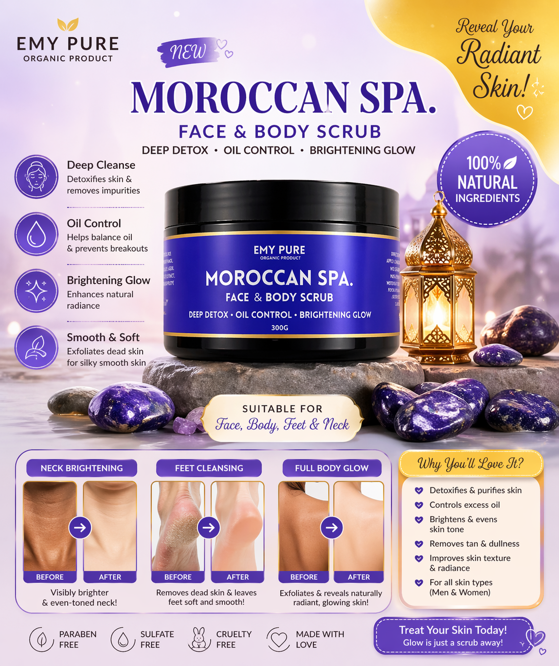 Pure Moroccon spa (400)gram