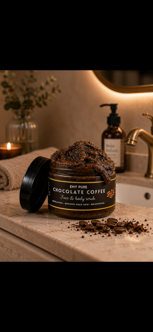 Chocolate Coffee face & body scrub (350) grams