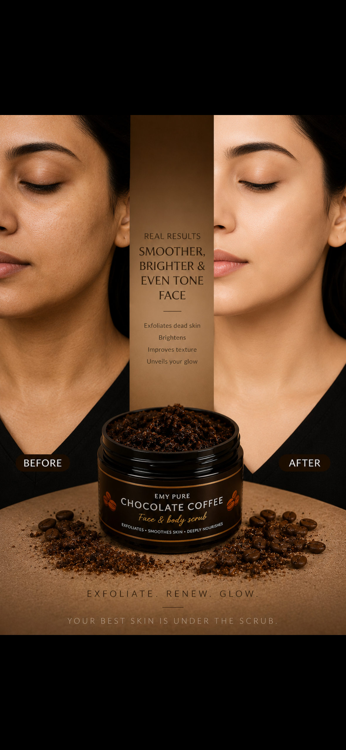 Chocolate coffee scrub (400) grams