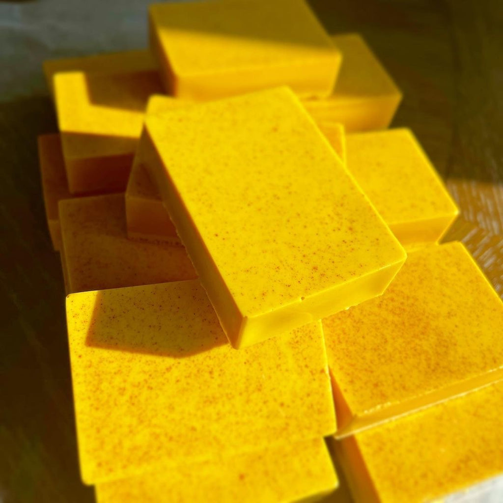 Turmeric soap with kojic acid
