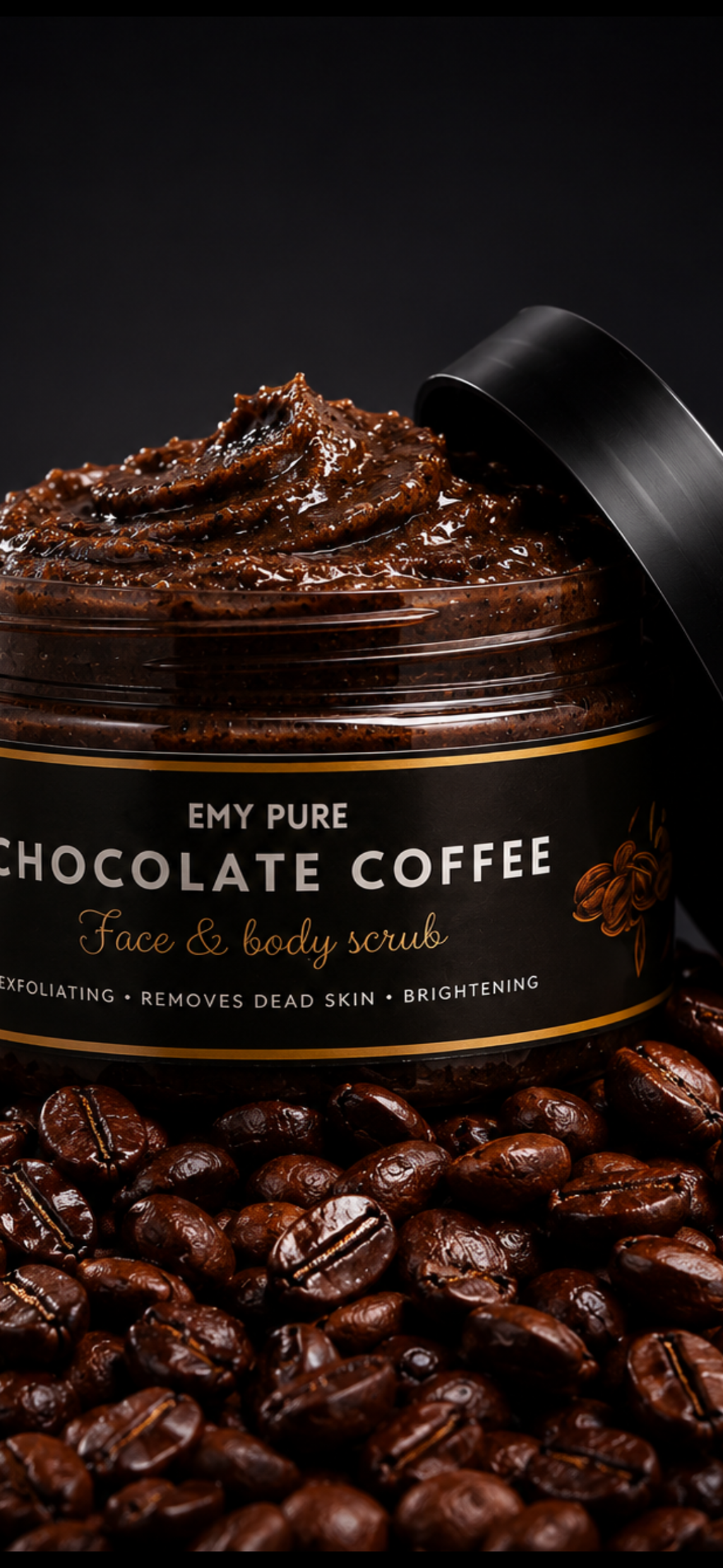 Chocolate Coffee face & body scrub (350) grams